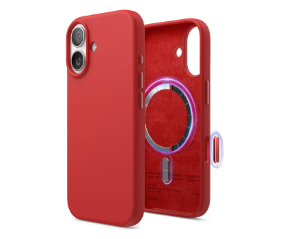 Etui do telefonów Elago Magsafe Silicon Case do iPhone 17 Red ES17MSSC61-RD